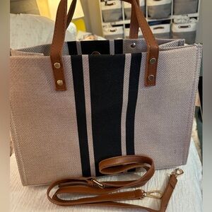 Nautical themed SHEIN bag.